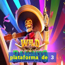 plataforma de 3 reais jogo